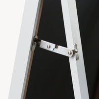 Specchio da Terra 'Giovinazzo' a Figura Intera 150 x 35 cm Cornice in MDF - Bianco [en.casa]