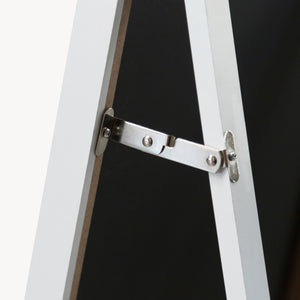 Specchio da Terra 'Giovinazzo' a Figura Intera 150 x 35 cm Cornice in MDF - Bianco [en.casa]