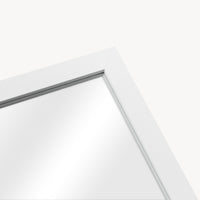 Specchio da Terra 'Giovinazzo' a Figura Intera 150 x 35 cm Cornice in MDF - Bianco [en.casa]