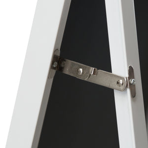 Specchio da Terra 'Barletta' a Figura Intera 150 x 35 cm Cornice Bianca [en.casa]