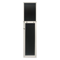 Specchio da Terra 'Barletta' a Figura Intera 150 x 35 cm Cornice Bianca [en.casa]