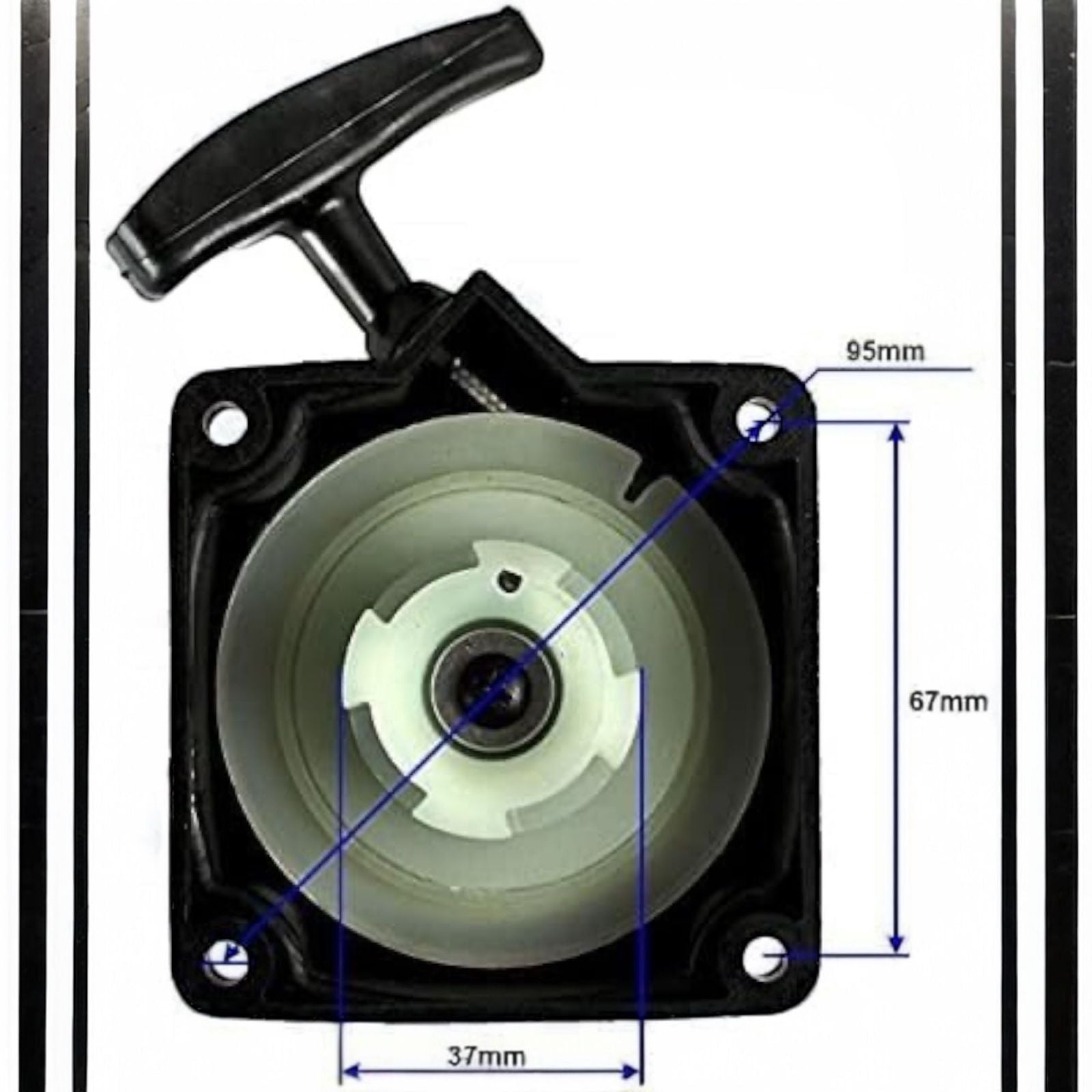 Starter Accensione Avviamento Per Decespugliatore e Tagliaerba 33/43/52cc 07816