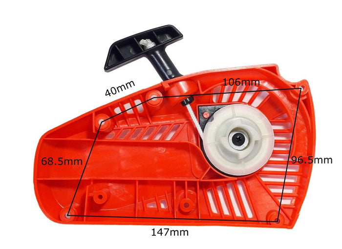 Starter avviatore per motosega a scoppio 25CC carter accensione universale