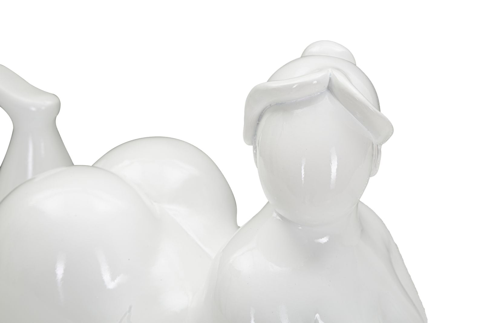 Statua raffiguarnte donna 32x12,5x16cm DONNINA YOGA RELAX