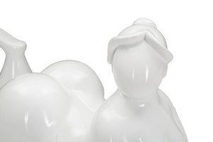 Statua raffiguarnte donna 32x12,5x16cm DONNINA YOGA RELAX