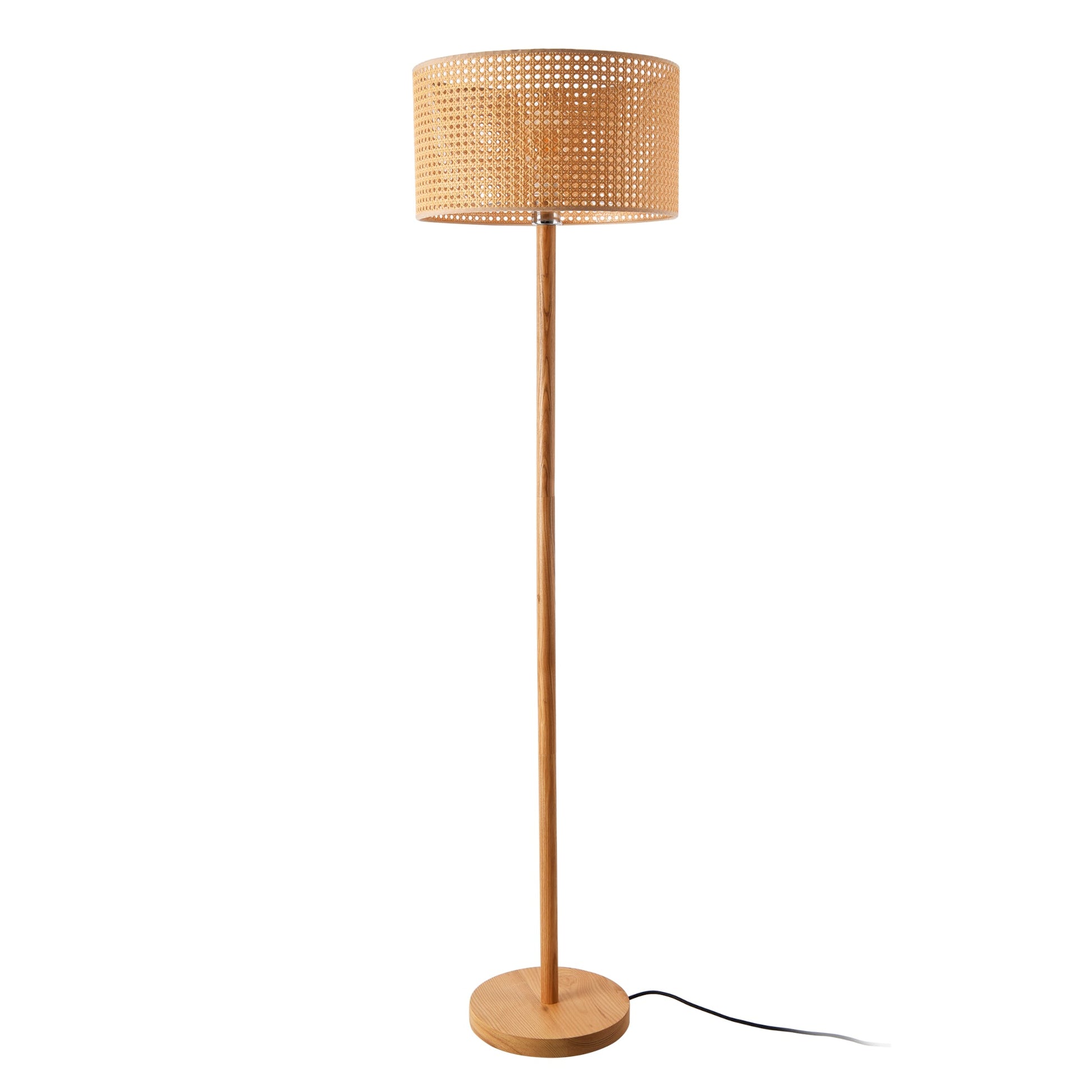 Lampada da terra lampada altezza 154 cm E27 giallo-marrone 03_0007309