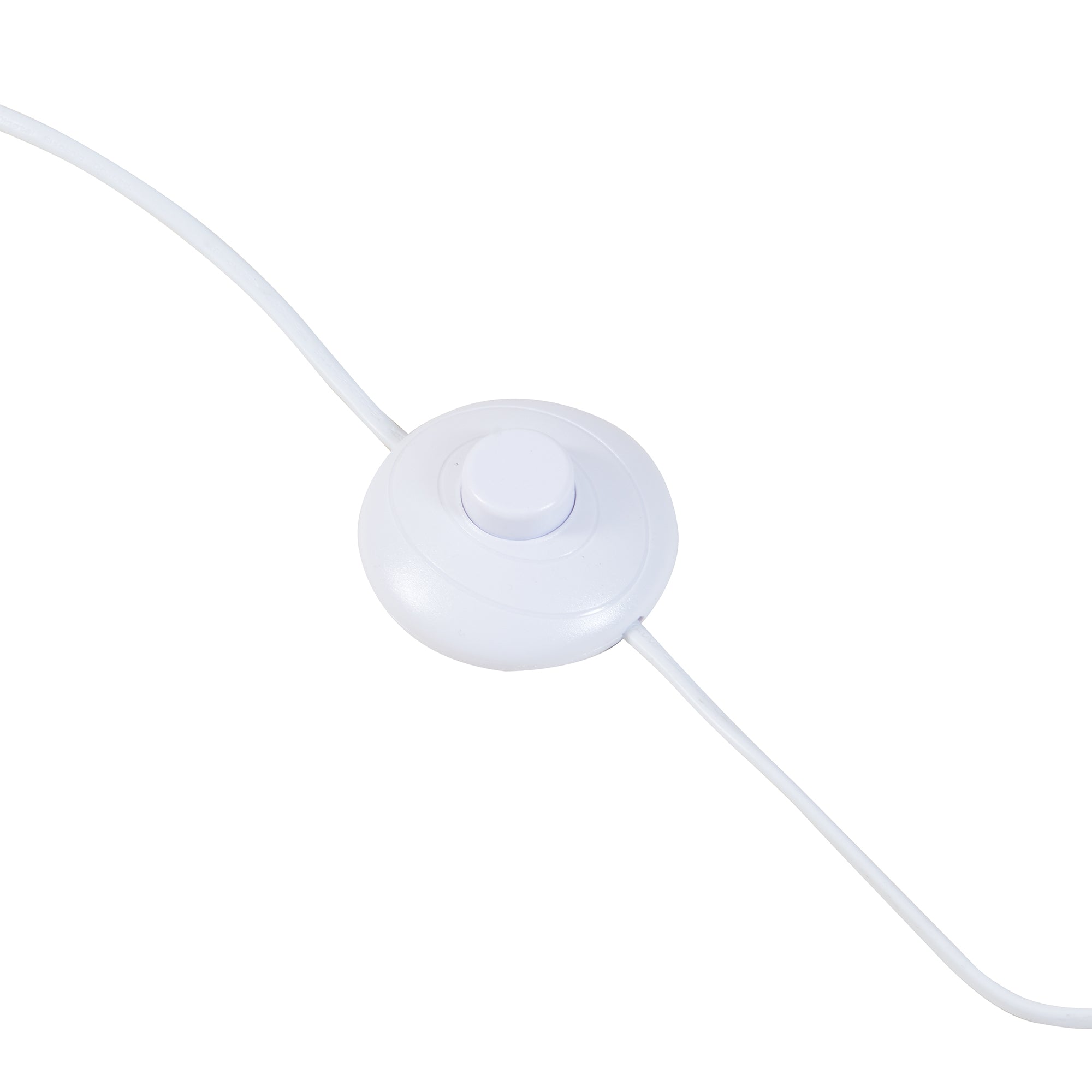 Lampada da Terra Appledore con Stelo Dorato e Paralume a Cono Piatto Pieghettato Bianco lux.pro