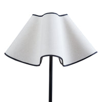 Lampada da Terra Ashton con Paralume a Cono Piantana Alta 153 cm Nero / Bianco lux.pro