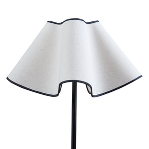 Lampada da Terra Ashton con Paralume a Cono Piantana Alta 153 cm Nero / Bianco lux.pro