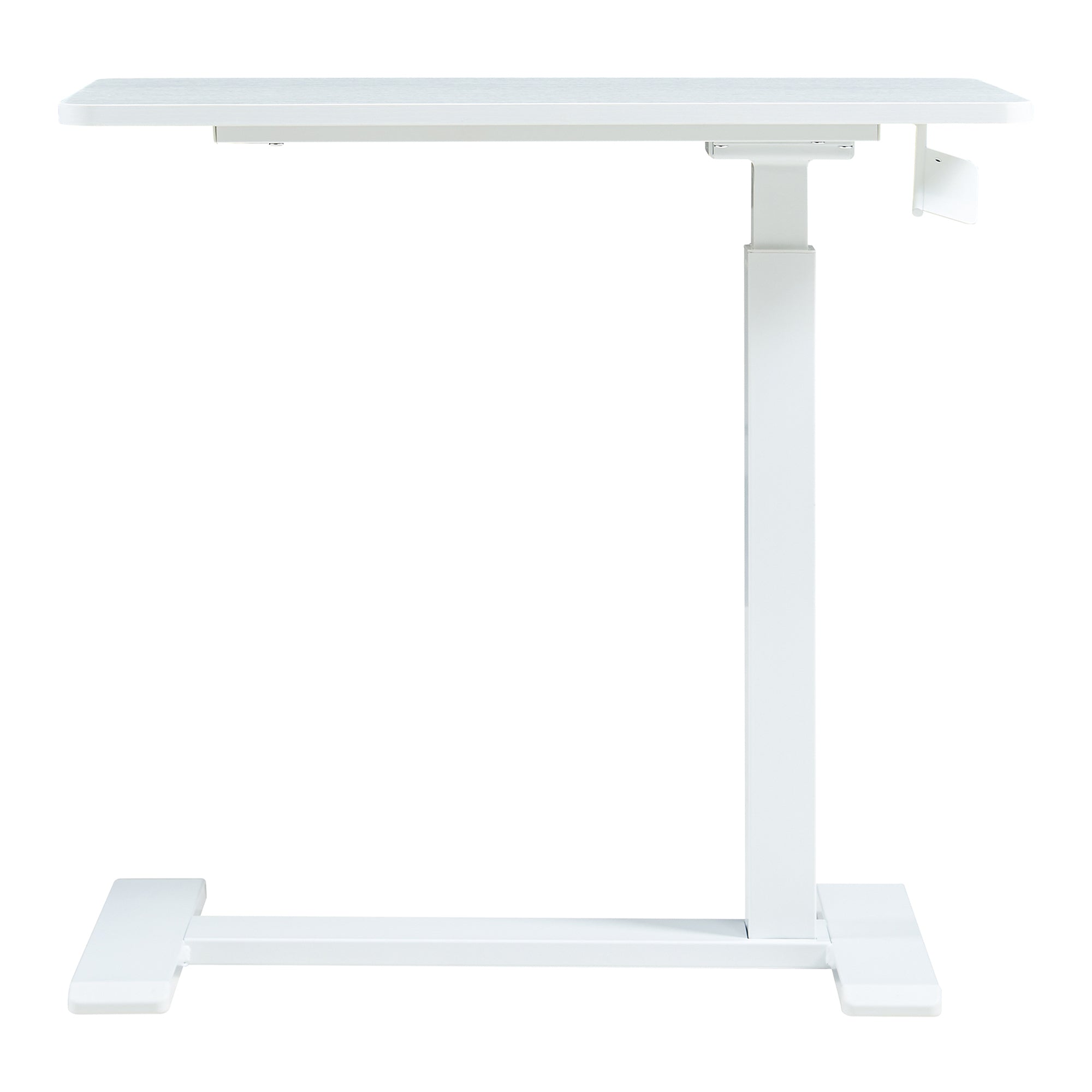 Tavolo per Notebook Klirg con Piano Regolabile in Altezza - Bianco [en.casa]