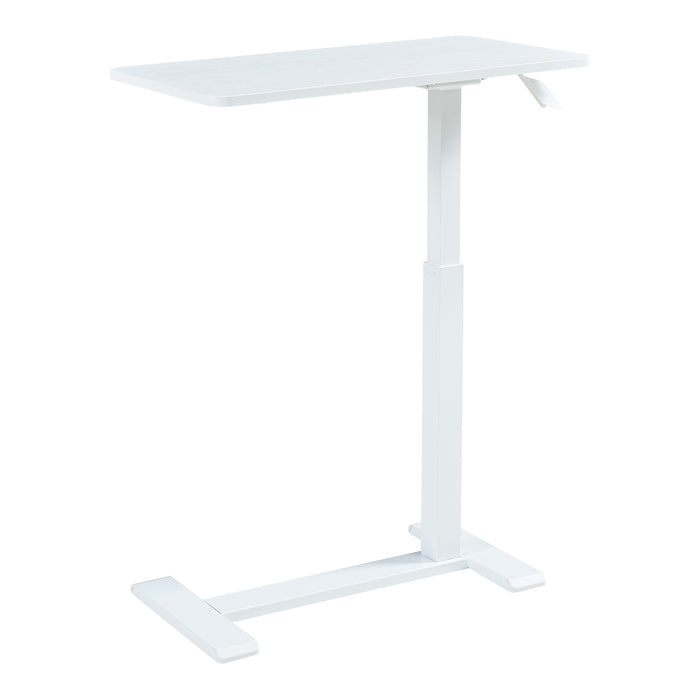 Tavolo per Notebook Klirg con Piano Regolabile in Altezza - Bianco [en.casa]