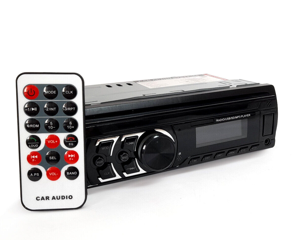 Stereo Auto Bluetooth frontalino estraibile FM MP3 USB SD AUX 60Wx4 EC-6781