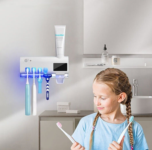 Sterilizzatore per spazzolino dispenser dentifricio supporto spazzolini FV-568