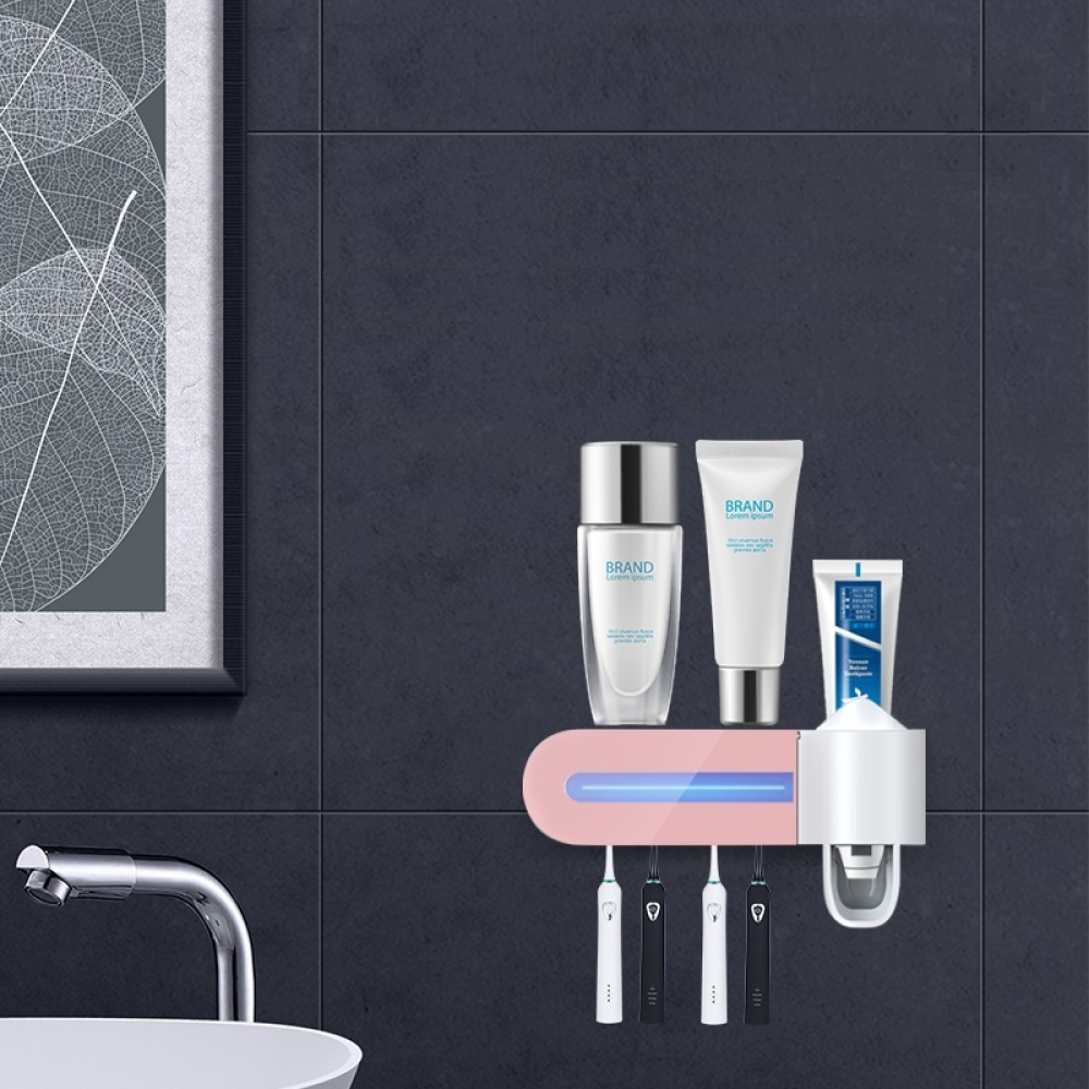 Sterilizzatore per spazzolino dispenser dentifricio supporto spazzolini LW-Y01