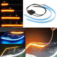 Stisca Strip Flex per Faro e Freccie Bianco+ Giallo 60cm