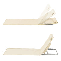 Set Donostia di 2 Materassini Prendisole da Spiaggia con Borsa di Trasporto - Beige [en.casa]