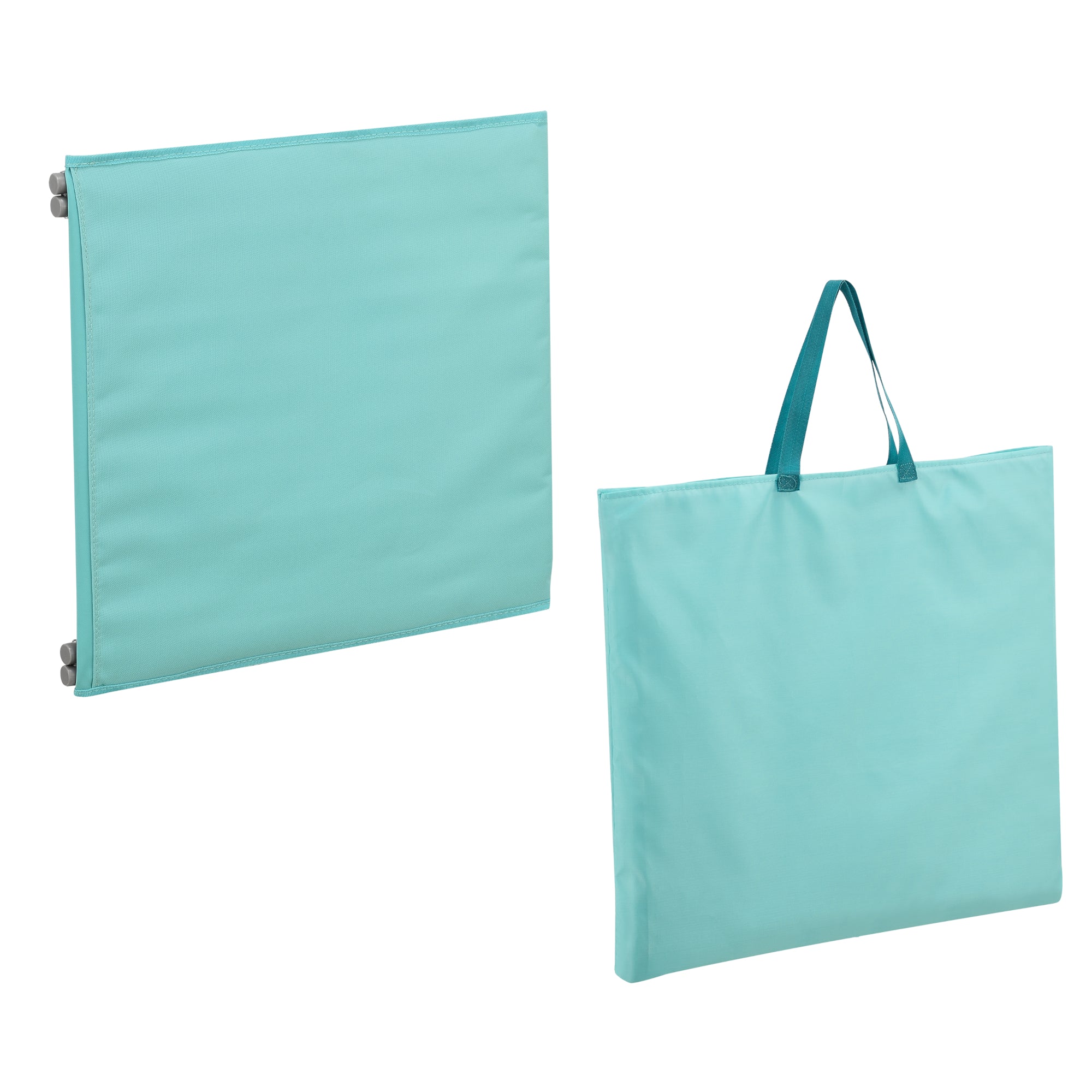 Set Donostia di 2 Materassini Prendisole da Spiaggia con Borsa di Trasporto - Turchese [en.casa]