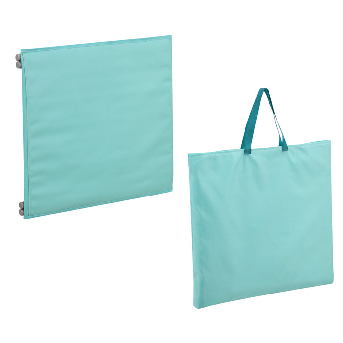 Set Donostia di 2 Materassini Prendisole da Spiaggia con Borsa di Trasporto - Turchese [en.casa]