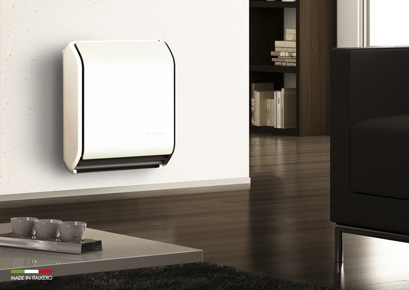 Radiatore Stufa a Gas Italkero STRATOS MB 7.0 Metano/Gpl 6,25 kW Colore Bianco Con Kit Fumi