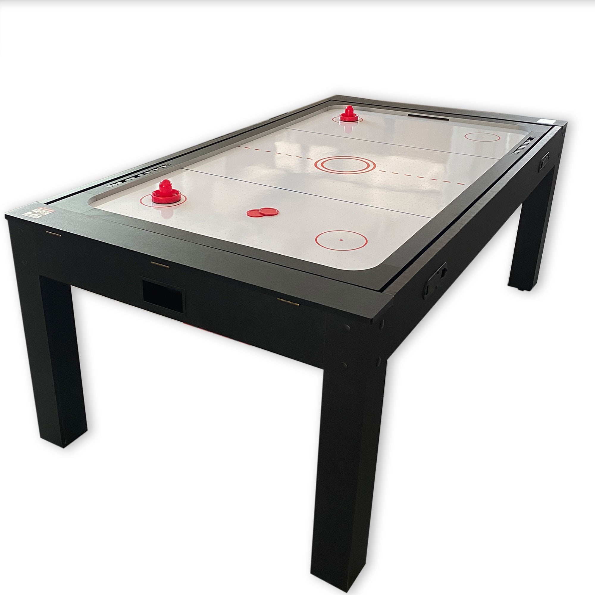 Biliardo 7 FT Multigioco rosso Air Hockey + Ping Pong + Tavolo - Strike