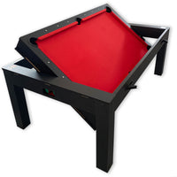Biliardo 7 FT Multigioco rosso Air Hockey + Ping Pong + Tavolo - Strike