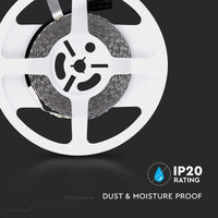 V-TAC VT-3528 120-IP20 Strisce Strip LED SMD3528 7,2W/mt 5mt 120 LED/mt 12V 6400K IP20 SKU 2002