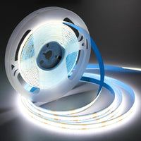 Striscia 1600 LED COB lineare 50W bobina strip flessibile adesiva 24V 5100lm nastro luce continua colorata decorativa interni IP20 6000K