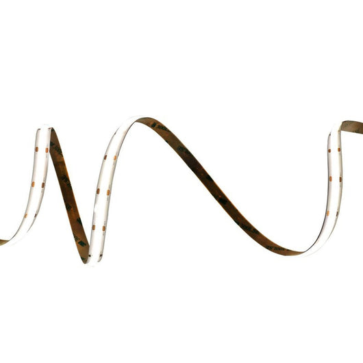 Striscia LED COB Super Luminosa 24V, 15W/M, 140LM/W, CRI 90, Passo 10mm, Tagliabile ogni 2,5cm, Lunghezza 5 Metri, Dimmerabile PWM, Bianco Caldo 3000K MS22523