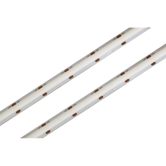 Striscia LED COB Super Luminosa 24V, 15W/M, 140LM/W, CRI 90, Passo 10mm, Tagliabile ogni 2,5cm, Lunghezza 5 Metri, Dimmerabile PWM, Bianco Neutro 4000K MS22524