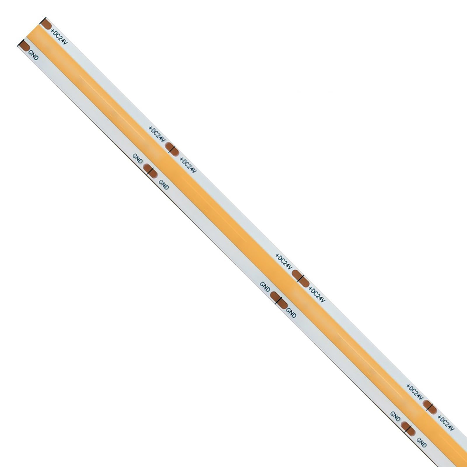 Striscia 1600 LED COB lineare 50W bobina strip flessibile adesiva 24V 5100lm nastro luce continua colorata decorativa interni IP20 BLU