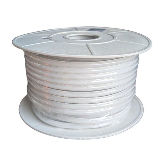 Striscia Led 220V AC IP65 Da 50 Metri, Bianco Neutro 4000K, 10W/M 260LED/M 888LM/M, Tagliabile Ogni 5cm, CRI≥85 10X7mm, Angolo 180°, IP65, Tanti Accessori Inclusi