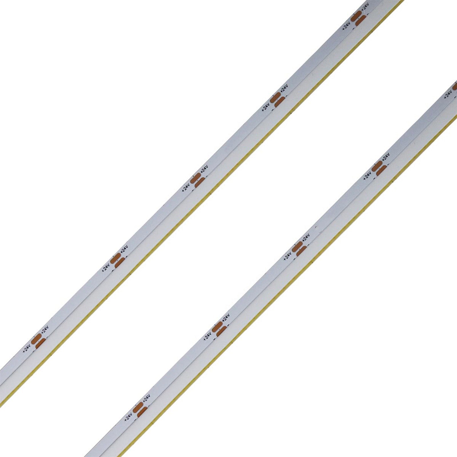 Striscia Led COB Illuminazione Laterale 24V 10W/M 100lm/W CRI Ra>93 Angolo 180 Dimmerabile IP20 Sezione Taglio 33.3mm Bianco Neutro 4000K MS12684