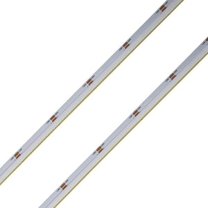 Striscia Led COB Illuminazione Laterale 24V 10W/M 100lm/W CRI Ra>93 Angolo 180 Dimmerabile IP20 Sezione Taglio 33.3mm Bianco Neutro 4000K MS12684