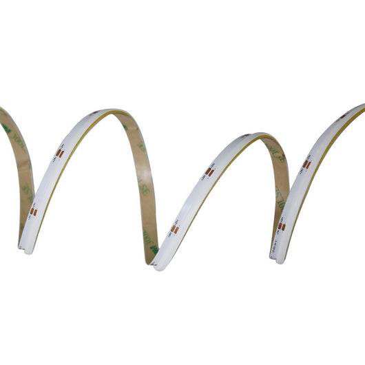 Striscia Led COB Illuminazione Laterale 24V 10W/M 100lm/W CRI Ra>93 Angolo 180 Dimmerabile IP20 Sezione Taglio 33.3mm Bianco Neutro 4000K MS12684
