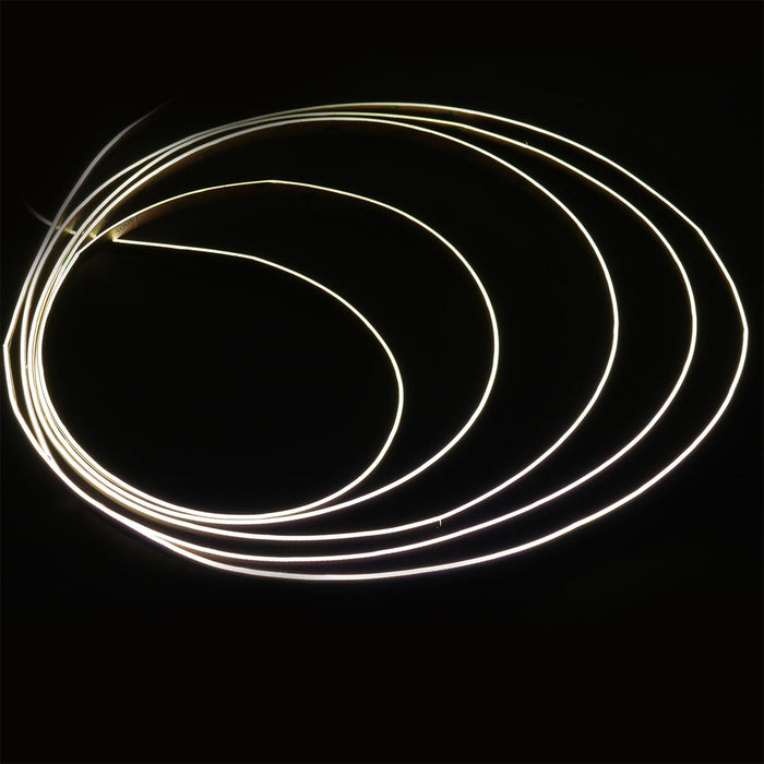 Striscia Led COB Illuminazione Laterale 24V 10W/M 100lm/W CRI Ra>93 Angolo 180 Dimmerabile IP20 Sezione Taglio 33.3mm Bianco Neutro 4000K MS12684