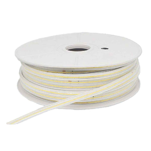 50M Striscia Led COB 8W/M 220V-240V Luce Fredda 6500K 600lm IP65 CRI=80 Angolo 180°