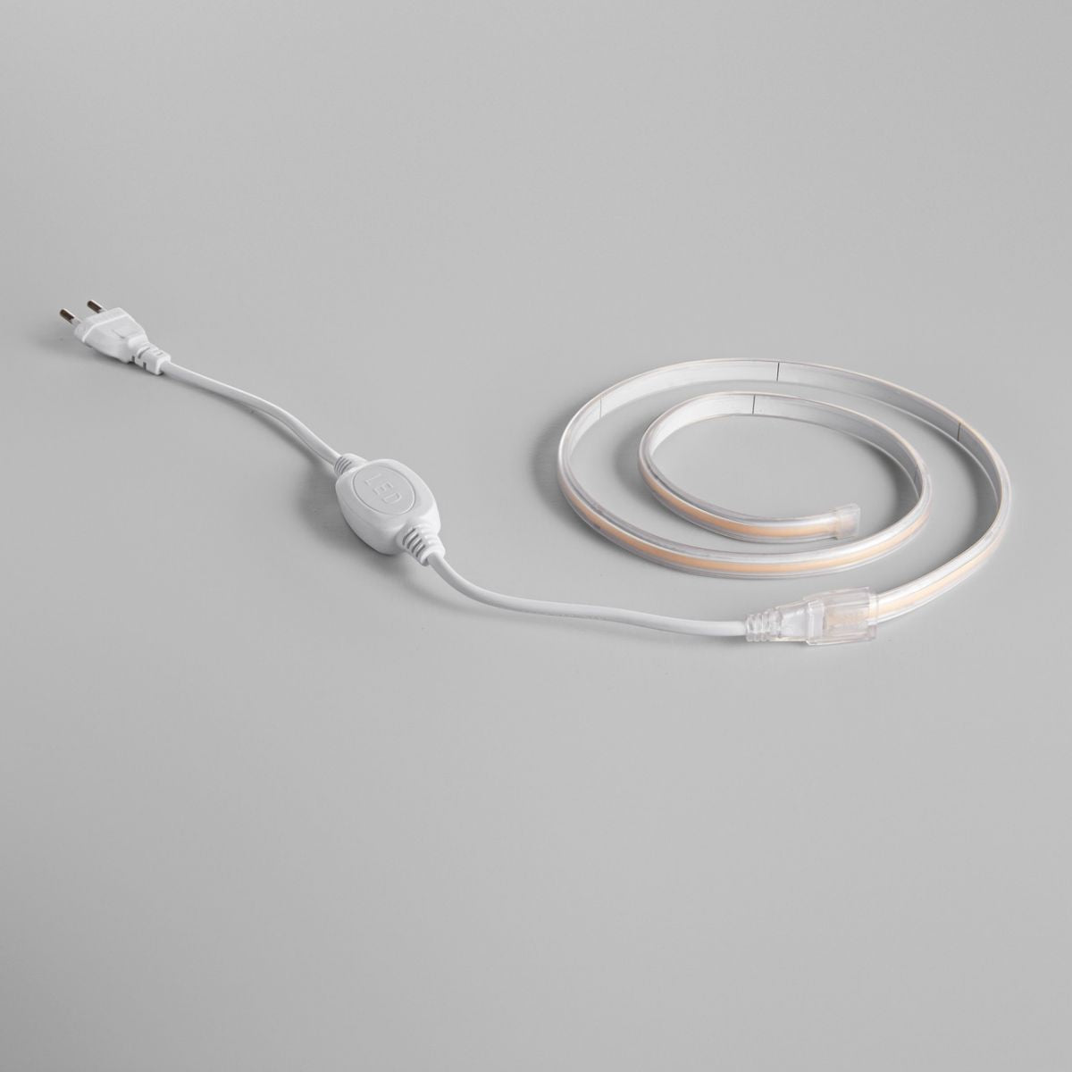 Striscia Strip LED COB 220V 12W Metro Luce naturale 4000K IP54 20 Metri