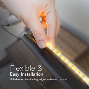 Striscia Strip LED Sequenziale SMD2835 10W/m 10m 120 LED/m 24V 6500K IP20 8mm