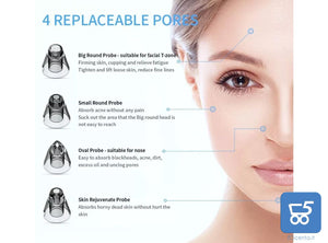 Strumento per la Rimozione Punti Neri con Luce Blu Indicatore LED Xpre202