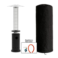 Tempo Style - Stufa a Gas Eclissi (13kW) | Stufa da esterno Nero