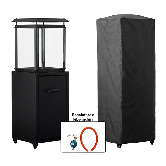 Tempo Style - Stufa a Gas Raven (8 kW)  Stufa da esterno Nero