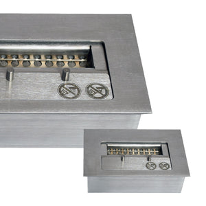 Stufa da interno a bioetanolo, tradizionale nera Glow Fire Gaver