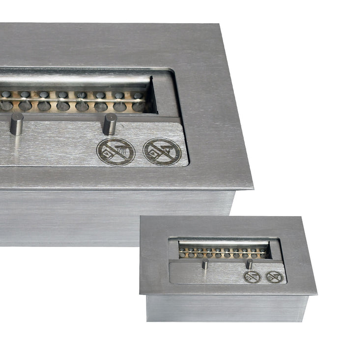 Stufa da interno a bioetanolo, tradizionale nera Glow Fire Gaver