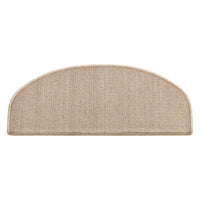 Set da 15 Tappeti Coprigradini per Scale Interne - Mezzaluna - Beige [en.casa]