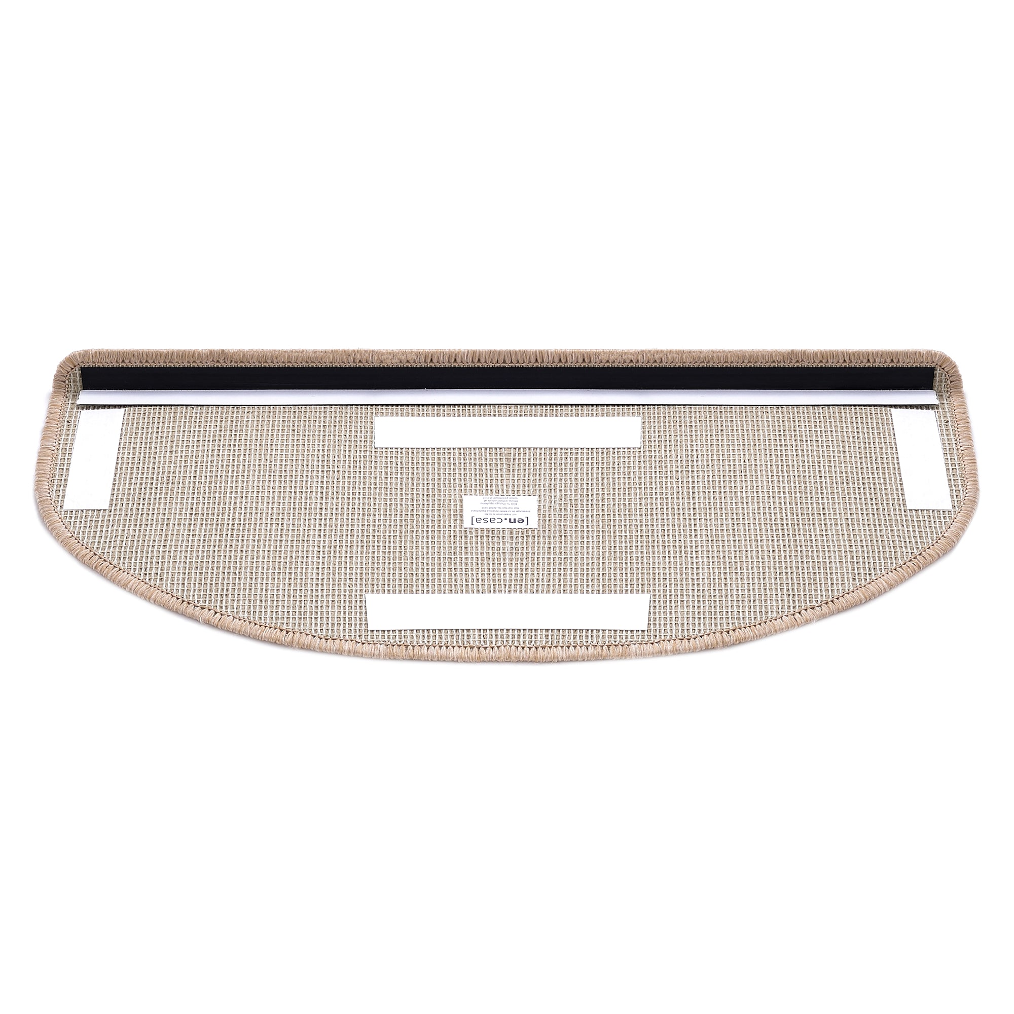 Set da 15 Tappeti Coprigradini per Scale Interne - Mezzaluna - Beige [en.casa]