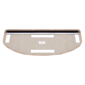 Set da 15 Tappeti Coprigradini per Scale Interne - Mezzaluna - Beige [en.casa]