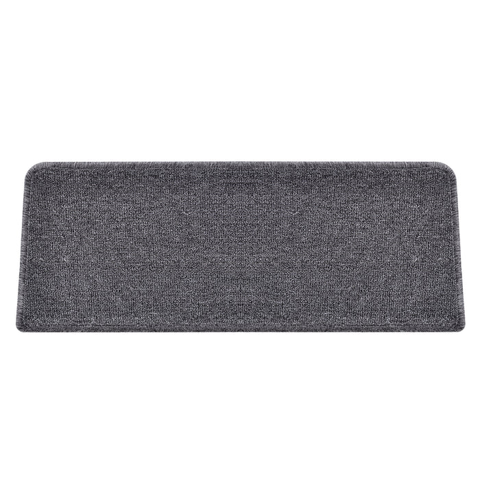 Set da 15 Tappeti Coprigradini per Scale Interne - Rettangolare - Grigio Scuro [en.casa]