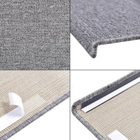 Set da 15 Tappeti Coprigradini per Scale Interne - Rettangolare - Grigio Chiaro [en.casa]