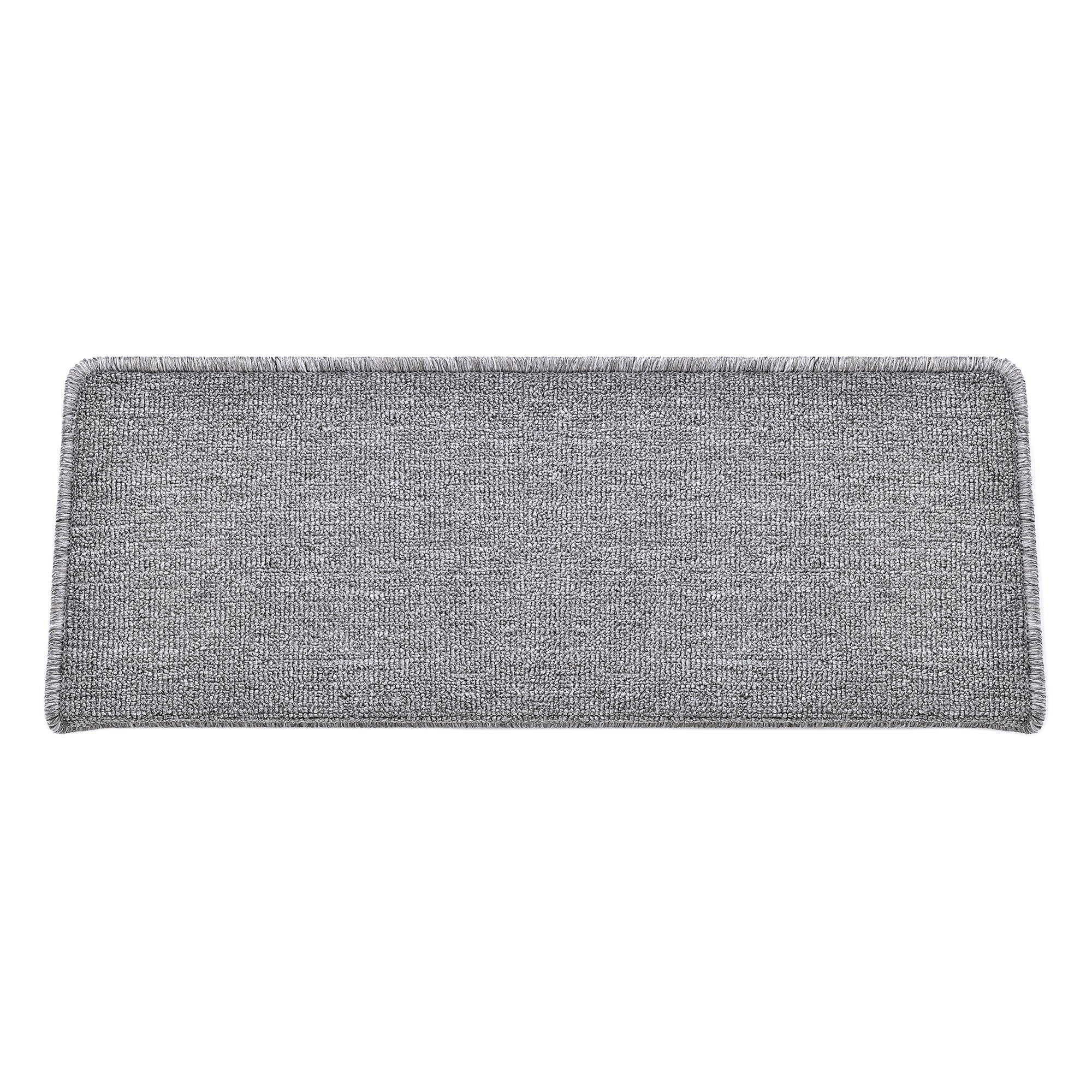 Confezione 15 Gradini Antiscivolo Rettangolari 65 x 24 cm con Bordo Grigio Chiaro 03_0007608