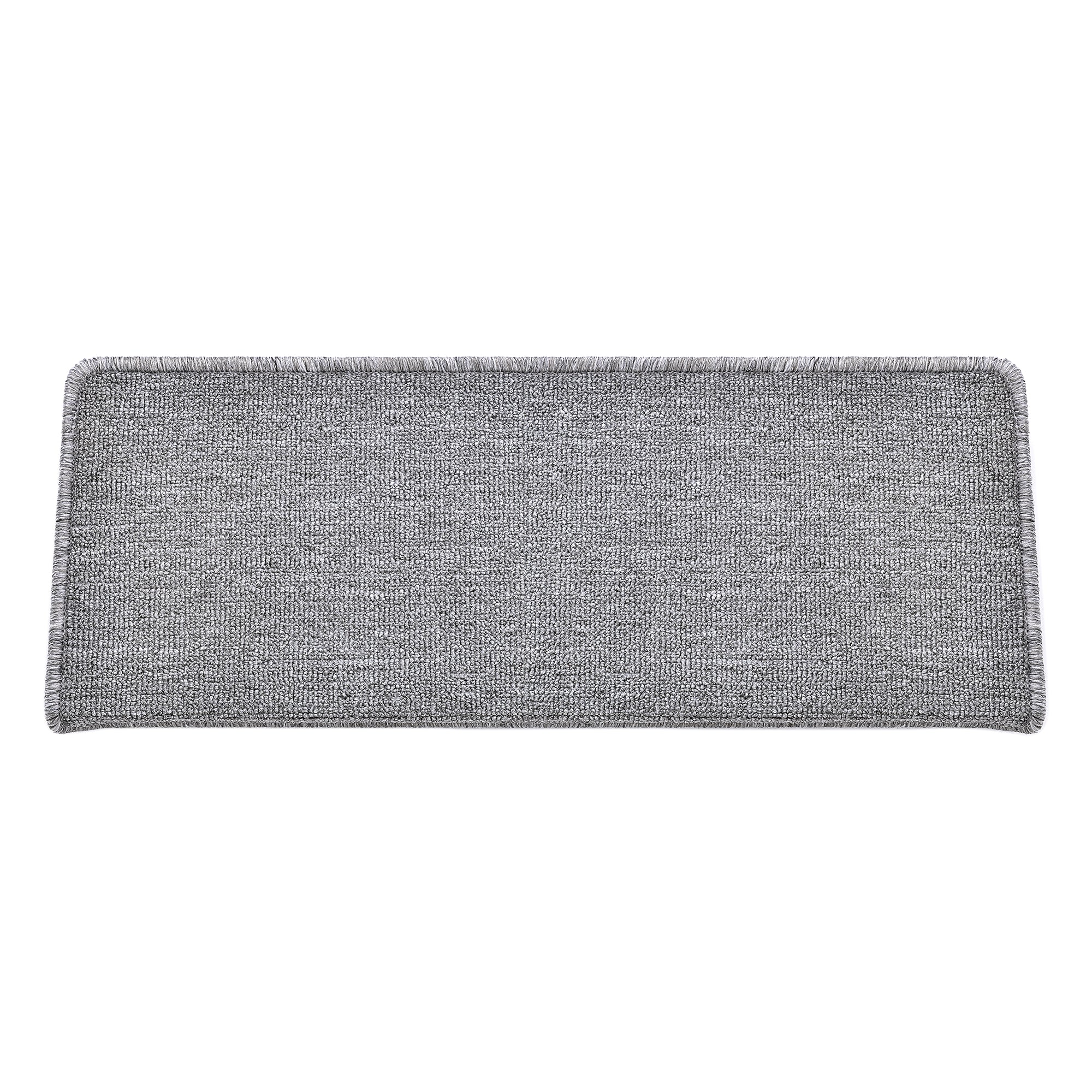 Set da 15 Tappeti Coprigradini per Scale Interne - Rettangolare - Grigio Chiaro [en.casa]